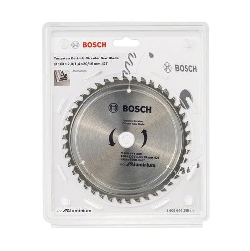 Bosch | Circular Saw Blade 160 x 20mm x 42T Eco for Aluminium - BPM Toolcraft