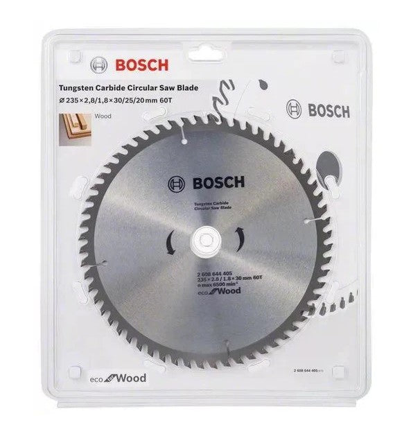 Bosch | Circular Saw Blade 235 x 30mm x 60T Eco for Wood