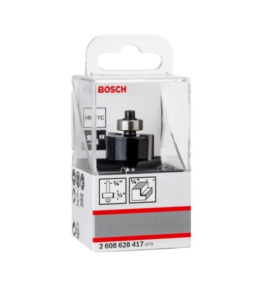 Bosch | Router Bit Rebating  ¼" 25,4 x 12,7 x 54mm for Wood - BPM Toolcraft