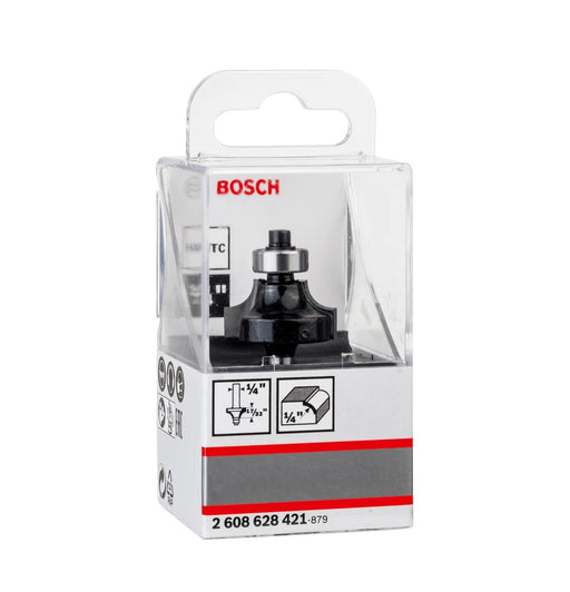 Bosch | Router Bit Rounded Over ¼" 6,3 x 25,4 x 13,2 x 54mm for Wood - BPM Toolcraft