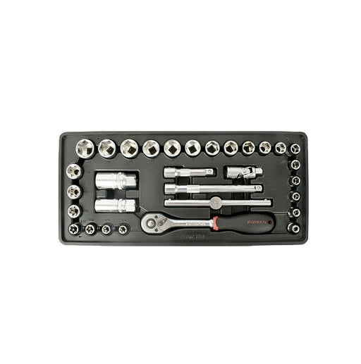 Fixman | 3/8" Sockets & Accessories Set, 31Pc (Online Only) - BPM Toolcraft