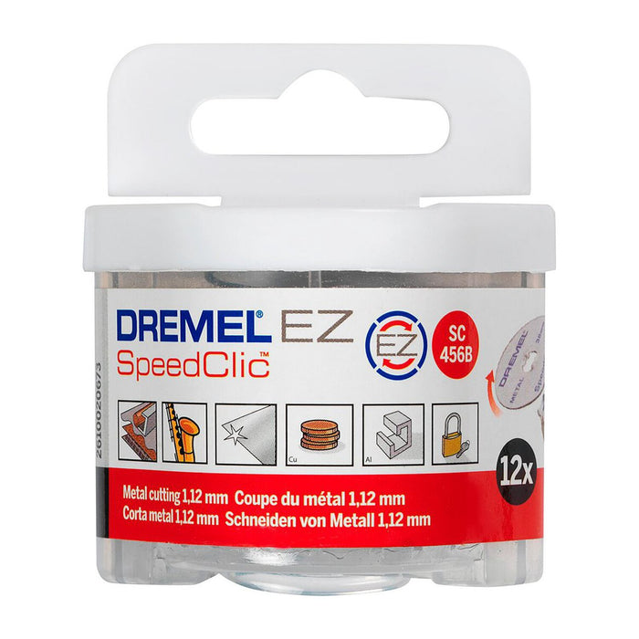 Dremel | Metal Cutting Wheel, SpeedClic 12Pk (SC456B) - BPM Toolcraft