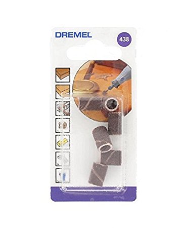 Dremel | Sanding Bands, 6.4mm X6 120G (438) - BPM Toolcraft