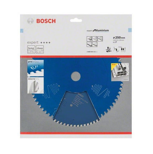 Bosch | Circular Saw Blade 250 x 30mm x 80T Expert for Aluminium - Online Only - BPM Toolcraft