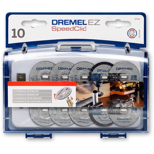 Dremel | SpeedClic Cutting Disc Set 10Pc (SC690) - BPM Toolcraft