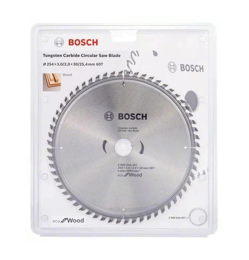 Bosch | Circular Saw Blade 254 x 30mm x 60T Eco for Wood - BPM Toolcraft