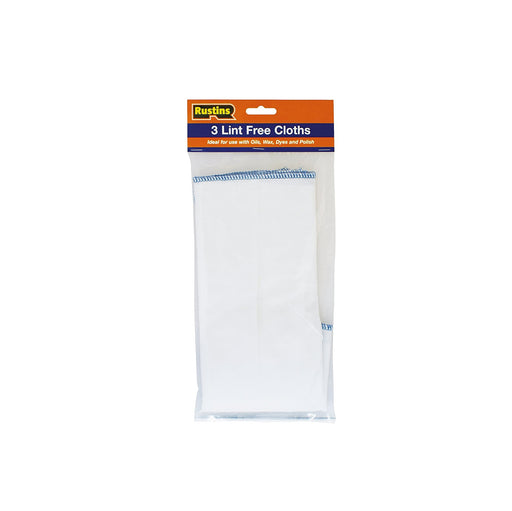 Rustins | Lint Free Cloths 300mm Square Pack of 3 - BPM Toolcraft