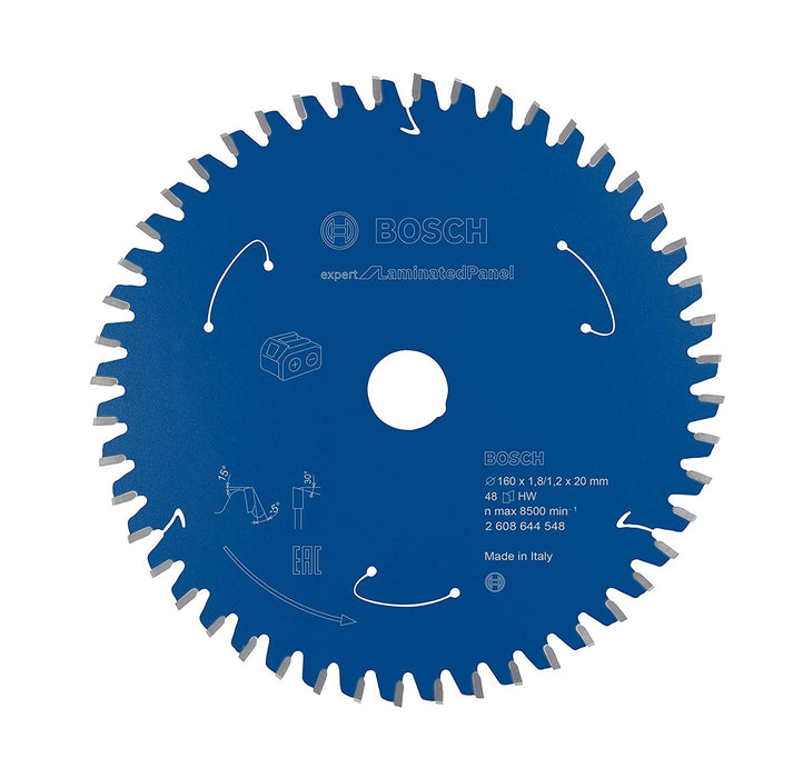 Bosch | Circular Saw Blade 160 x 20mm x 48T Expert for Laminated Panels