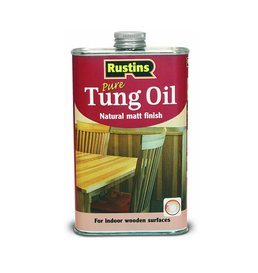 Rustins | Tung Oil Natural Matt Finish 500ml - BPM Toolcraft