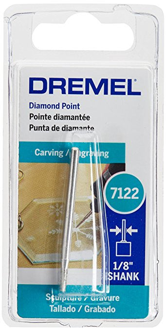 Dremel | Diamond Point Straight 2.4mm 2Pk (7122) - BPM Toolcraft