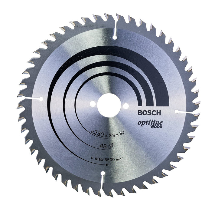 Bosch | Circular Saw Blade 230 x 30mm x 48T Optiline for Wood