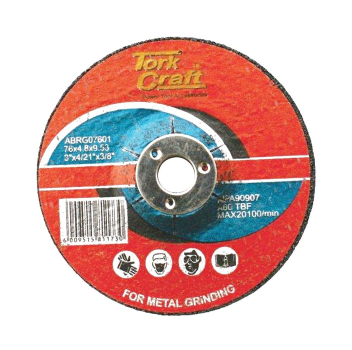 Tork Craft | Grinding Disc for Steel 76 X 4,8 X 9,53mm
