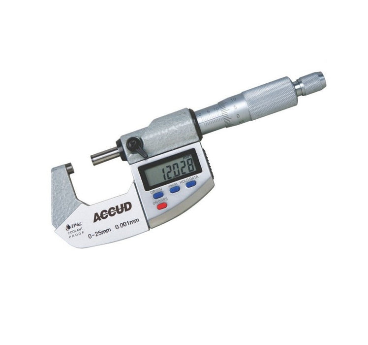 Accud | Micrometer Digital Outside IP65 25-50mm