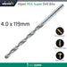 Alpen | HSS Super Drill Bits 4X119mm - BPM Toolcraft