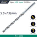 Alpen | HSS Super Drill Bits 5X132mm - BPM Toolcraft