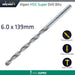 Alpen | HSS Super Drill Bits 6X139mm - BPM Toolcraft
