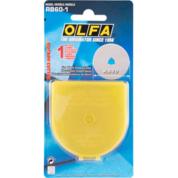 Olfa | Blades Rotary RB60-1 1Pk 60mm | BLA RB601  (Available Online Only) - BPM Toolcraft