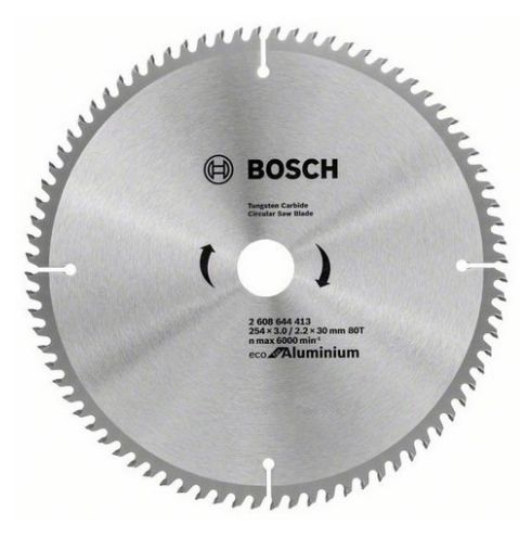 Bosch | Circular Saw Blade 254 x 30mm x 80T Eco for Aluminium - BPM Toolcraft