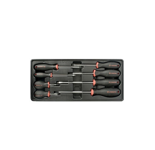 Fixman | Screwdrivers, Slotted & Phillips, 8Pc Tray (Online Only) - BPM Toolcraft