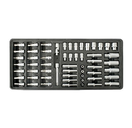Fixman | Sockets & Accessories Set, 1/4", 57Pc Tray (Online Only) - BPM Toolcraft
