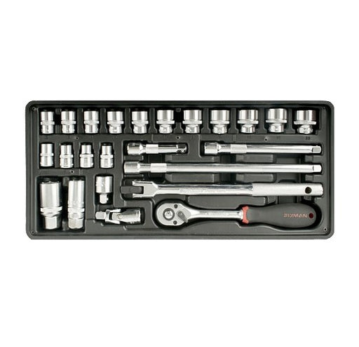 Fixman | Sockets & Accessories, 3/8", 24Pc Tray (Online only) - BPM Toolcraft