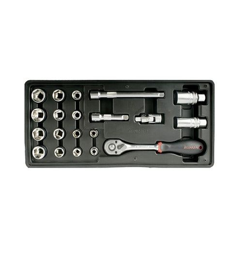 Fixman | 3/8" Sockets & Accessories Set, 20Pc (Online Only) - BPM Toolcraft
