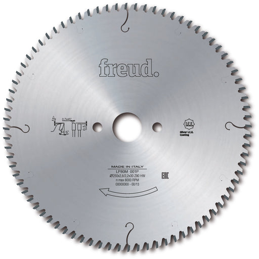Freud | Saw Blade Professional, Ø-250mm, 80 Tooth, for Aluminium, LP80M001P - BPM Toolcraft