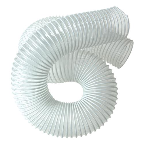 Toolcraft | Dust Hose Clear 3m x 4" PVC with Integrated Wire