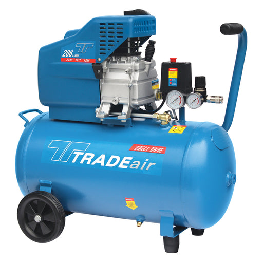TradeAir | Compressor, 2hp, 50l, D/D (Online Only) - BPM Toolcraft