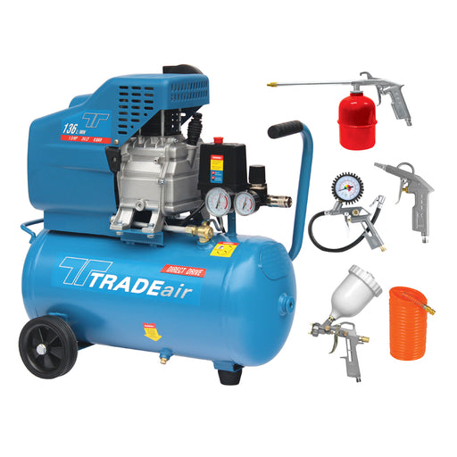 TradeAir | Compressor, Hobby Master, 24l (Online Only) - BPM Toolcraft