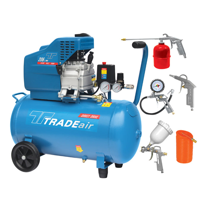 TradeAir | Compressor, Hobby Master 50l (Online Only) - BPM Toolcraft