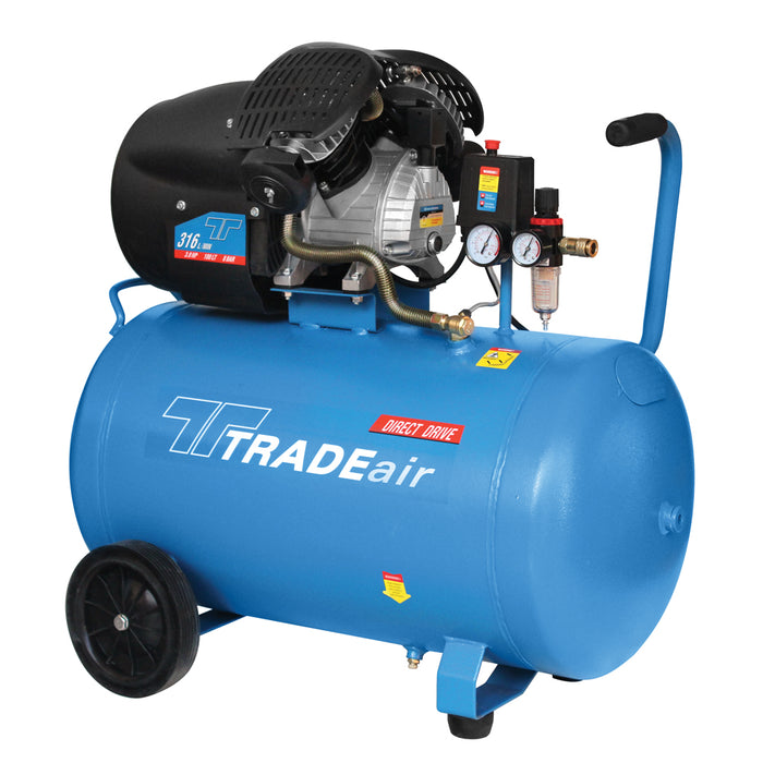 TradeAir | Compressor, 2,5hp V-Twin, 100LD/D (Online Only) - BPM Toolcraft