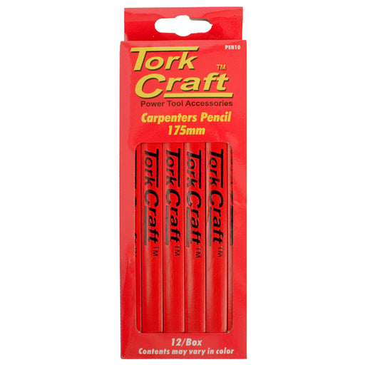 Tork Craft | Carpenter's Pencil, 175mm, 1Pc - BPM Toolcraft