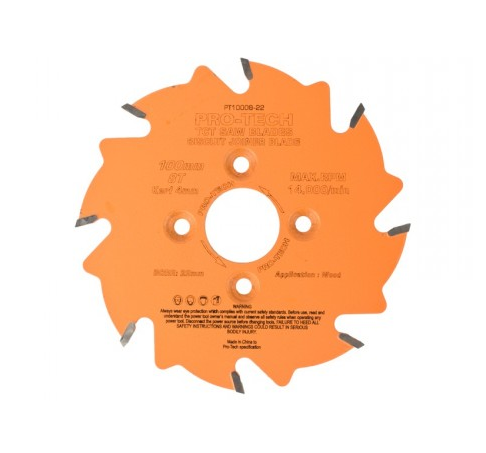 Pro-Tech | Biscuit Joiner Blade 100 X 8T 22.2mm - BPM Toolcraft