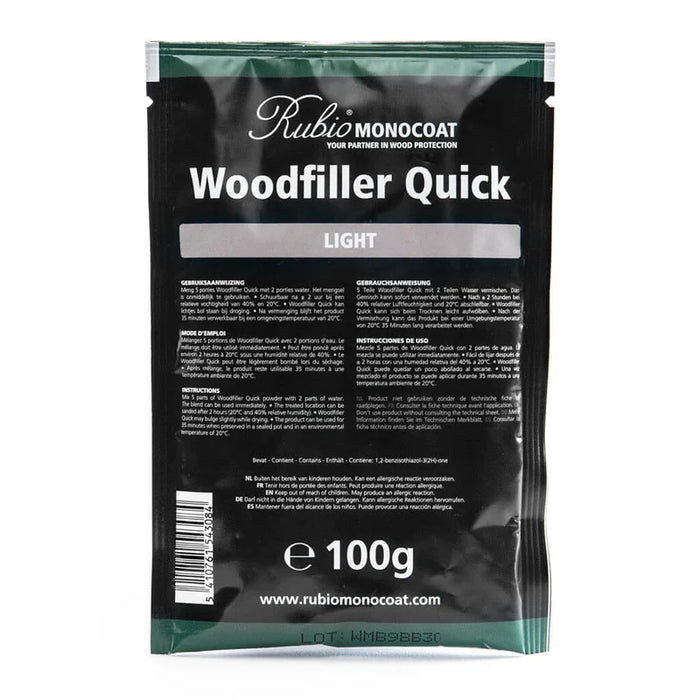 Rubio Monocoat | Woodfiller Quick Light Bag 100g