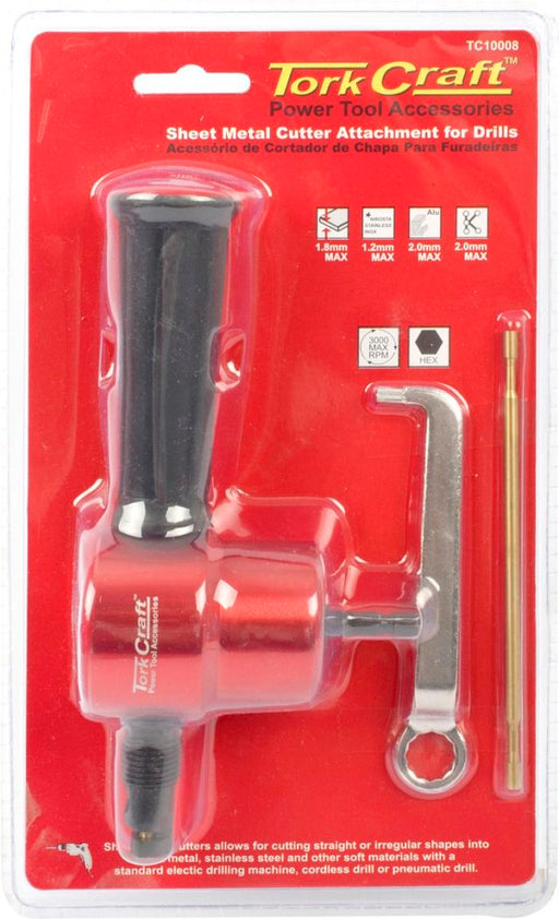 Tork Craft | Sheet Metal Nibbler Attachment for Drills - BPM Toolcraft