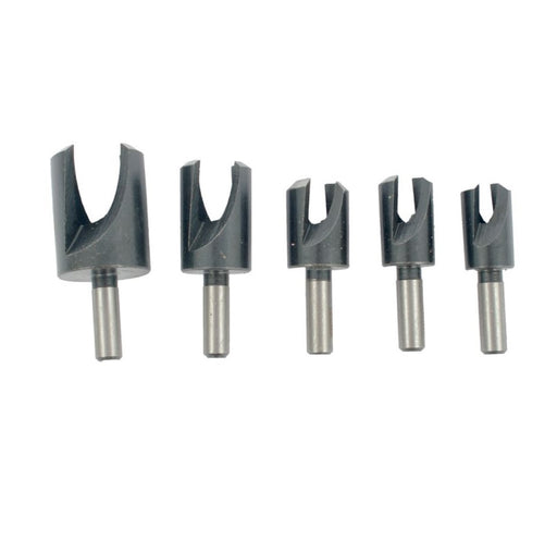Tork Craft | Plug Cutter Set 5Pc 6, 8, 10, 12 & 16mm - BPM Toolcraft