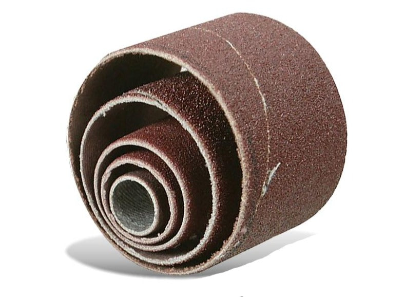 Tork Craft | Sanding Drum Replacement Sleeves 5Pc 120grit Brown 13-50mm - BPM Toolcraft
