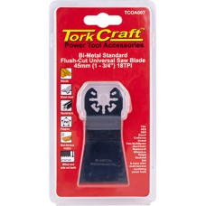 Tork Craft | Quick Change Oscillating Universal Saw Blade Flush Cut 45mm (1-3/4") 18TPI - BPM Toolcraft
