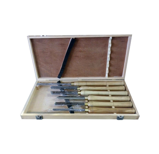 Toolmate | 6 Piece HSS Woodturning Tool Set in Wooden Box - BPM Toolcraft