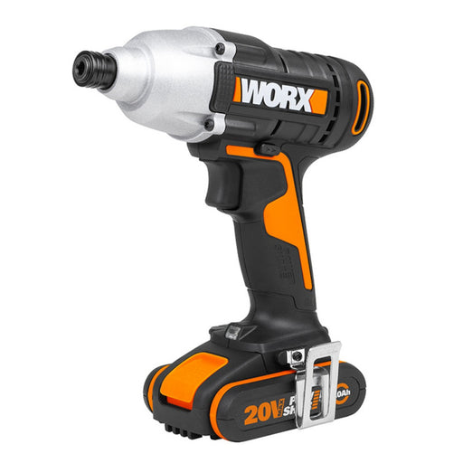 Worx | Impact Driver, 20V 1/4" 170Nm, Variable Speed, 2,0Ah Battery, Std. Charger (Online Only) - BPM Toolcraft