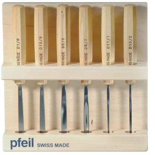 Pfeil | Carving Set & Stand, 6Pc (Online only) - BPM Toolcraft