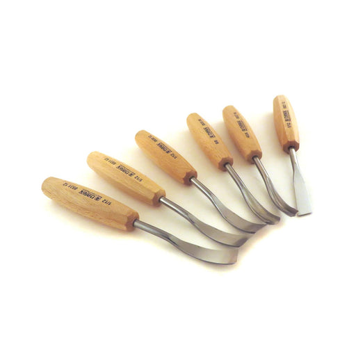 Narex | Carving Chisels Wood Line Standard Set of 6 - BPM Toolcraft