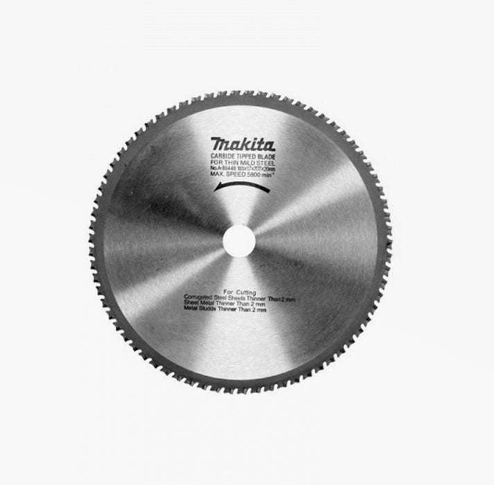 Makita | Circular Saw Blade 185 x 20mm x 70T for Metal Cutting A-86446