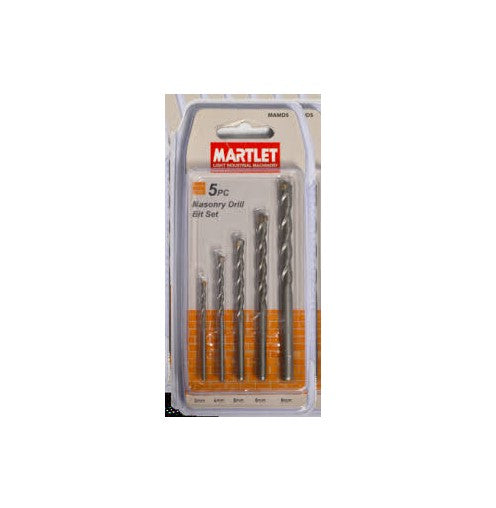 Martlet Masonry Drill Bit set 5pc - BPM Toolcraft