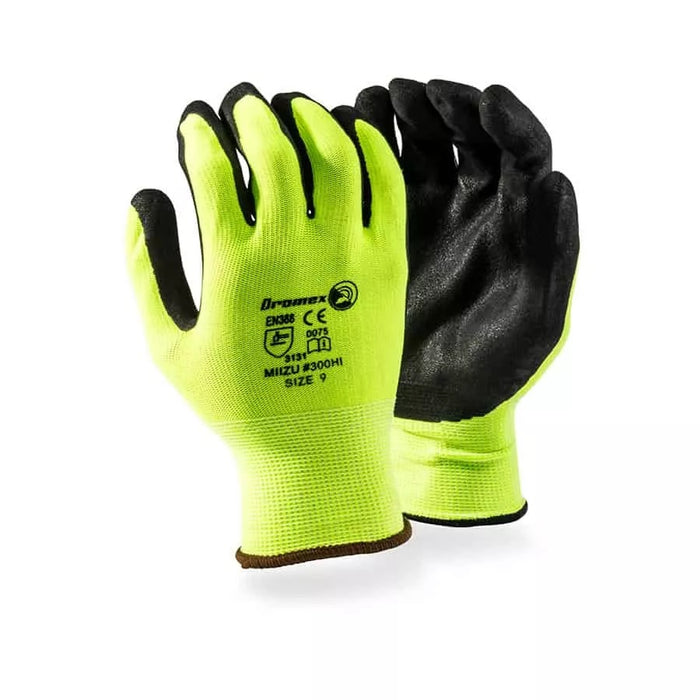 Dromex | Gloves Miizu-300-Hi Viz Size 8 SAF00250