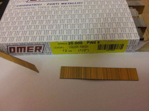 Omer | Headless Pins | 15mm 23g 10,000Pk - BPM Toolcraft