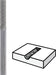 Dremel Max 3.2mm Cutting Square Tip 1PK - BPM Toolcraft