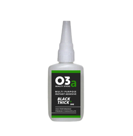 O3A | Cyanoacrylate Adhesive Black Thick 50g - BPM Toolcraft