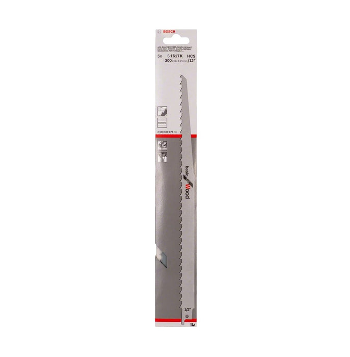 Bosch | Reciprocating Saw Blade S 1617 K Basic for Wood 5Pk